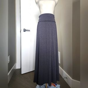 Grey maxi skirt